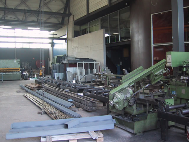 Thaler Stahlbau Hard, Zuschnitt-Abteilung